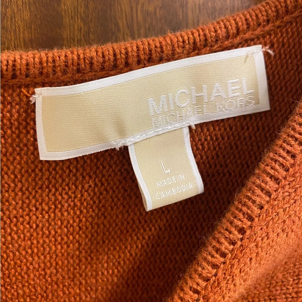 Michael Kors Orange Sweater Tunic - Picture 2 of 4